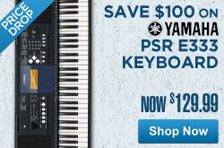 MF MD DR Save 100 on Yamaha PSR E333 Keyboard 06-04-13